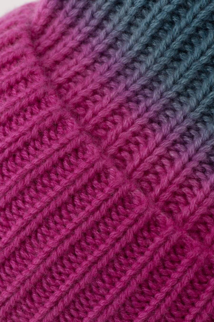 Mouleta Kaschmir Strick Mütze-Shaded Effect Räumungsverkauf
