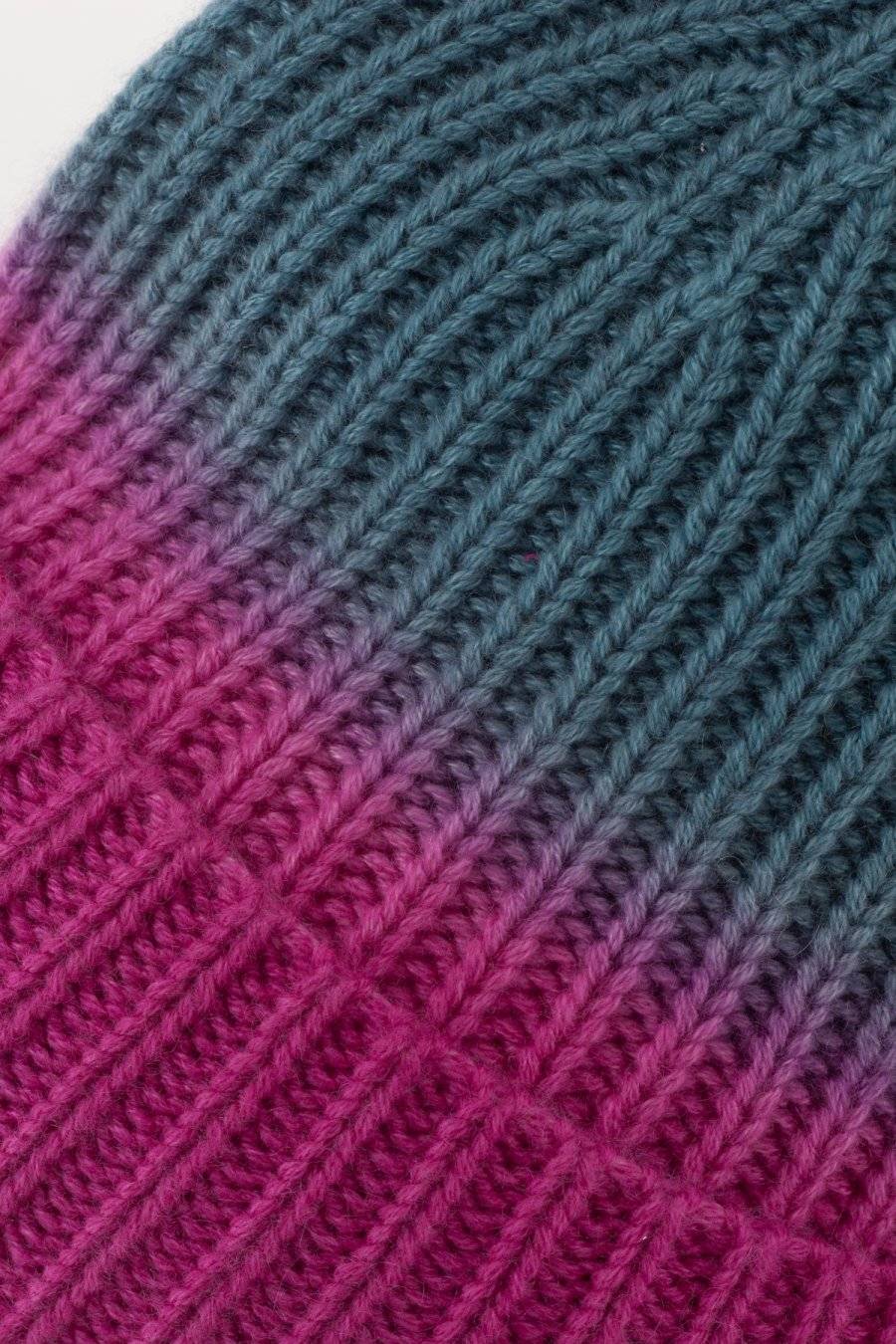 Mouleta Kaschmir Strick Mütze-Shaded Effect Räumungsverkauf