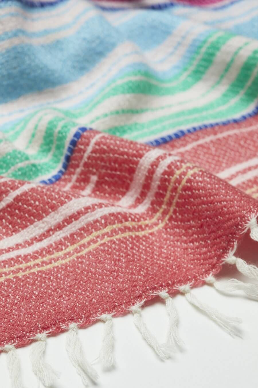 Mouleta Kaschmirschal – Multicolor Handloom Clearance-Verkauf