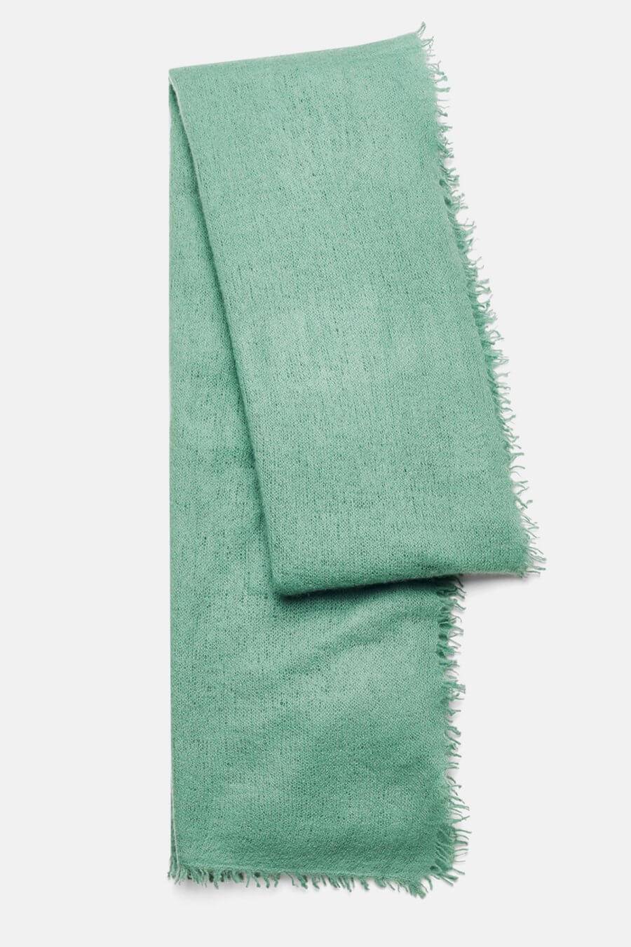 Mouleta Kaschmirschal grün Colors Günstiger Verkauf