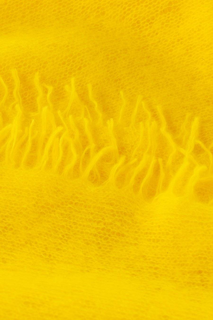 Mouleta Kaschmirschal gelb Colors Rabatt