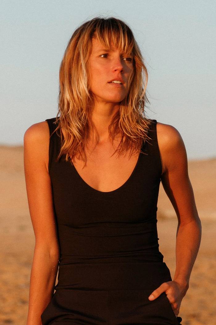 Mymarini TANKTOP SWIM APPAREL black Großer Ausverkauf
