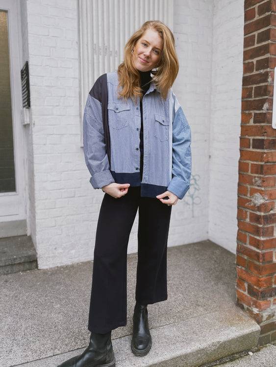 ﻿Nonoi Studio Blouson // Dunkelblau // Onesize Riesige Rabatte