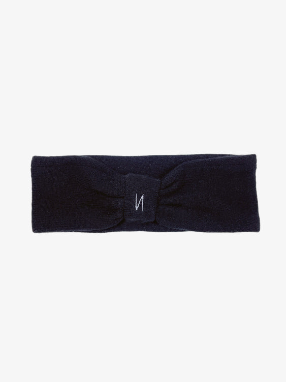 Nonoi Studio STIRNBAND "BROCKEN" SCHWARZ // WOLLE + KASCHMIR Blitzangebot