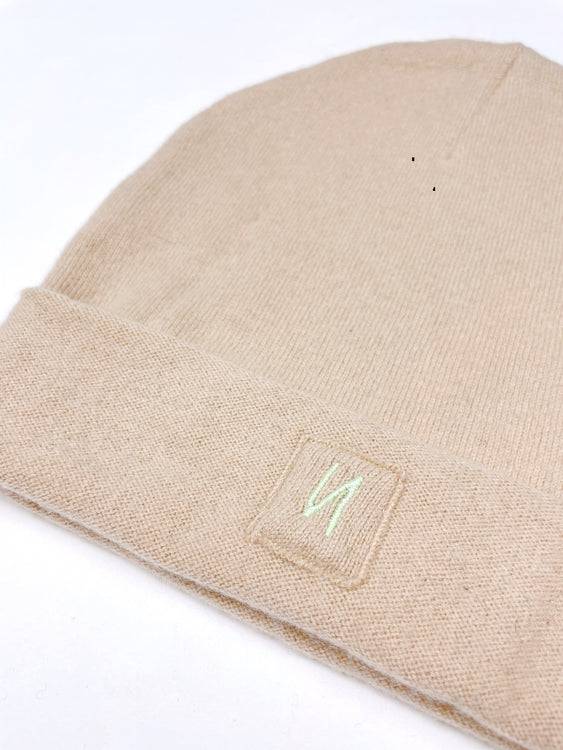 Nonoi Studio HELLBRAUNE MÜTZE "MILANO" AUS KASCHMIR // UNISEX Tiefpreis