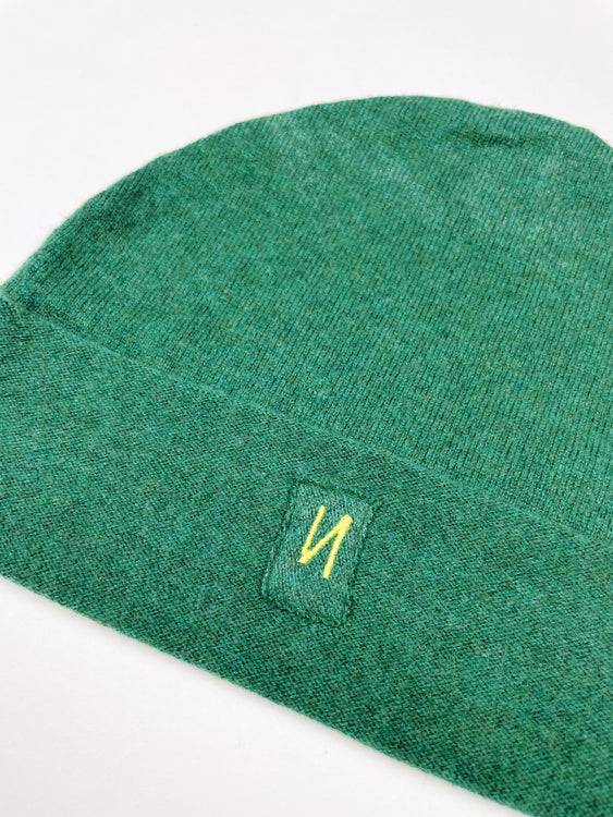 Nonoi Studio BLATTGRÜNE MÜTZE "DEHLI" AUS WOLLE // UNISEX Letzte 3 Tage