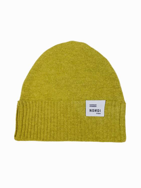 Nonoi Studio HELLGRÜNE MÜTZE "ULLO" AUS WOLLE // UNISEX Neueste Stile
