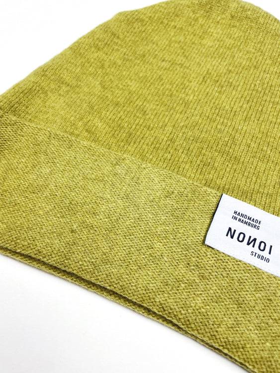 Nonoi Studio HELLGRÜNE MÜTZE "ULLO" AUS WOLLE // UNISEX Neueste Stile