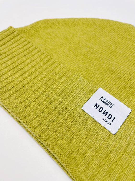Nonoi Studio HELLGRÜNE MÜTZE "ULLO" AUS WOLLE // UNISEX Neueste Stile