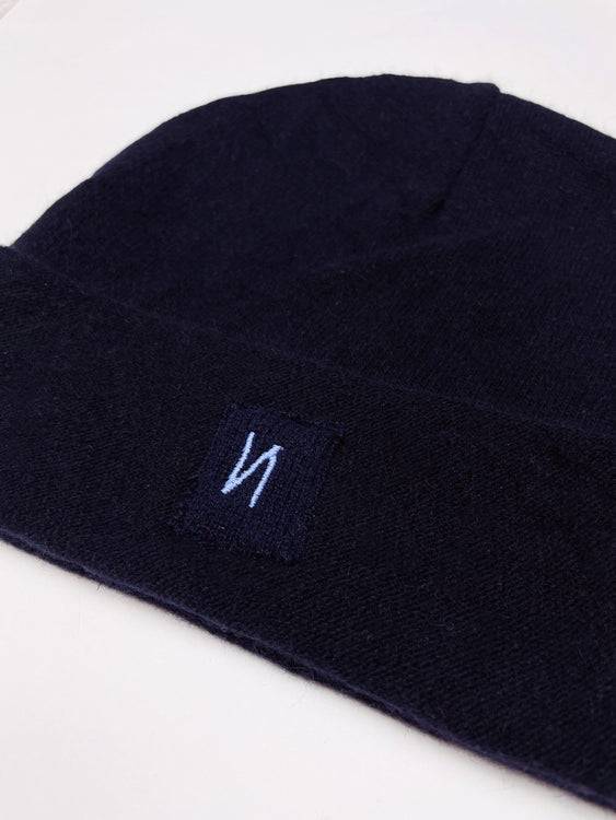 Nonoi Studio DUNKELBLAU MÜTZE "HANOI" AUS WOLLE // UNISEX Letzte 2 Tage