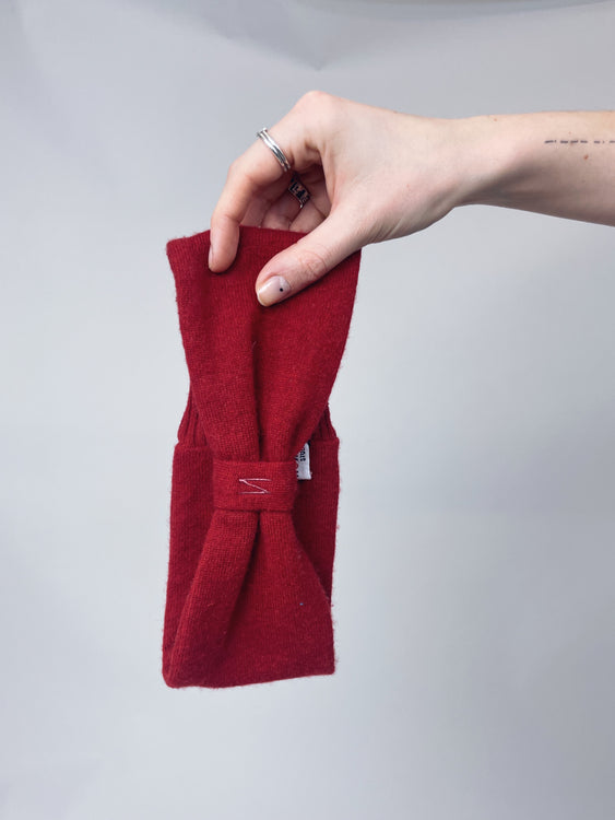 Nonoi Studio ROTES STIRNBAND // KASCHMIR Discount Store für neue Produkte