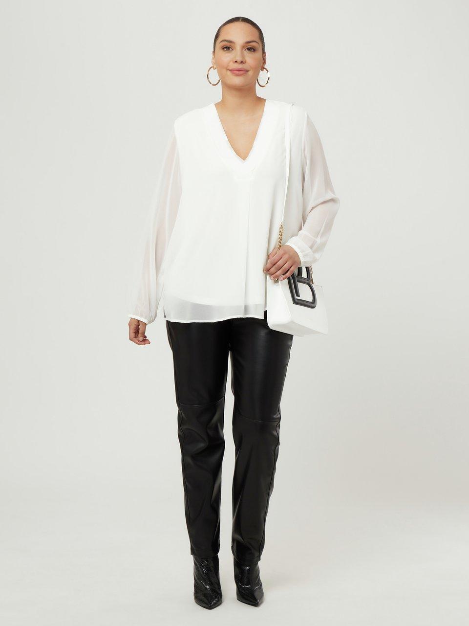 frapp Bluse mit V-Ausschnitt Schlussverkauf
