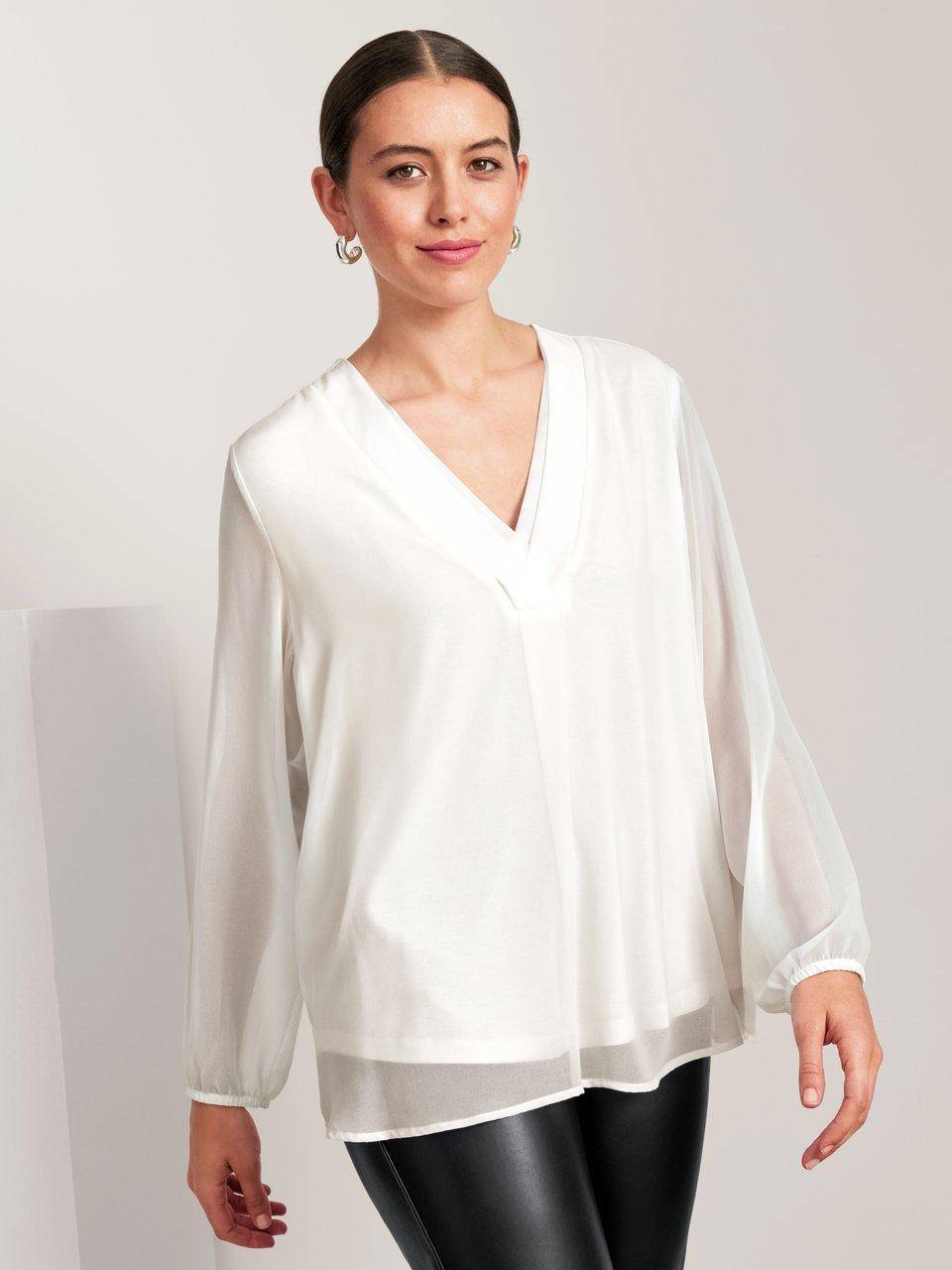 frapp Bluse mit V-Ausschnitt Schlussverkauf