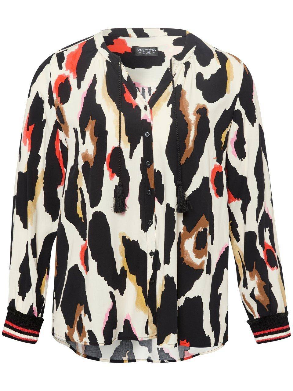 Via Appia Due Long-Bluse mit V-Ausschnitt Vatertagsangebot