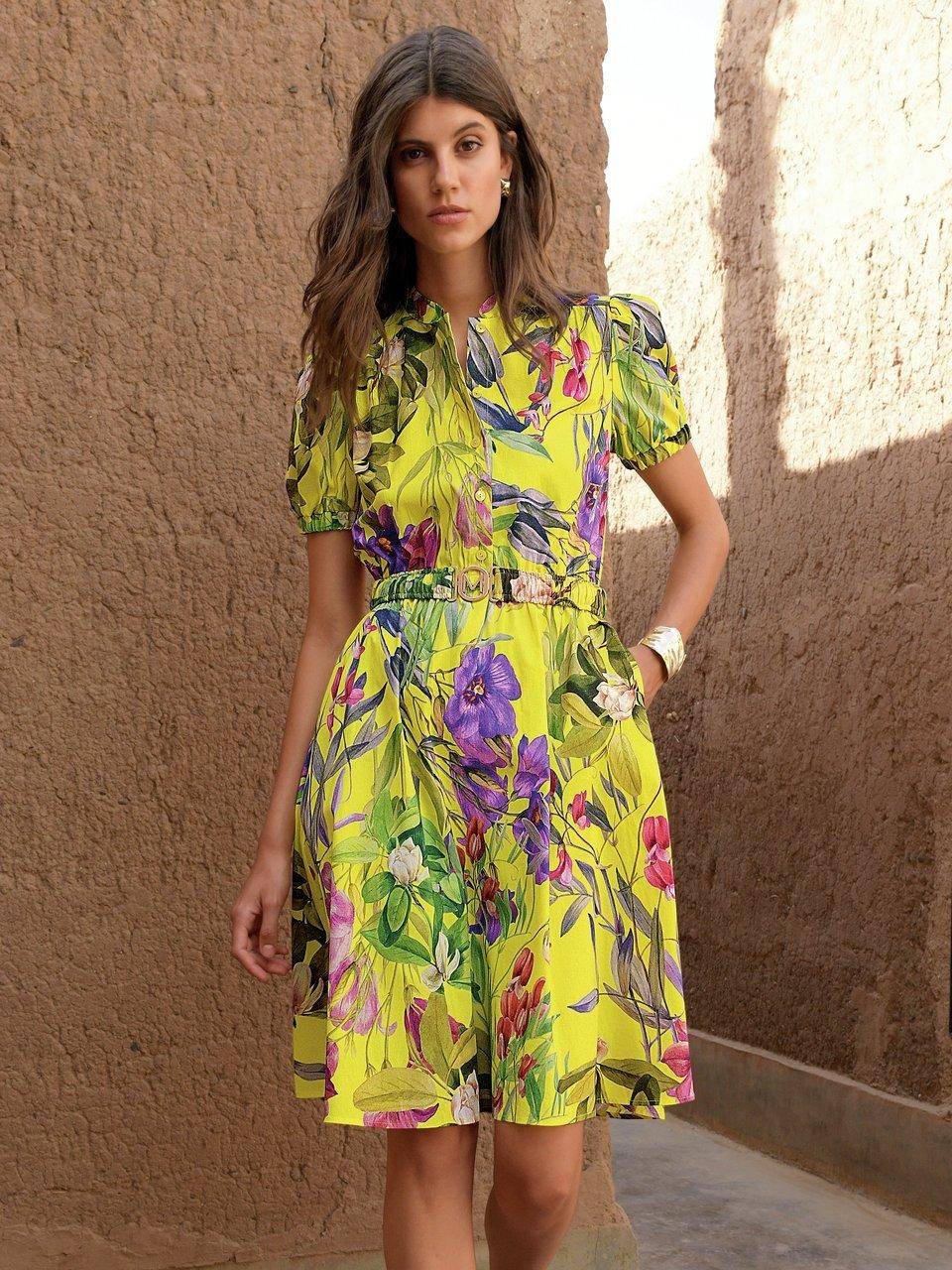Marcel Ostertag Kleid mit 1/2-Arm Online Shopping