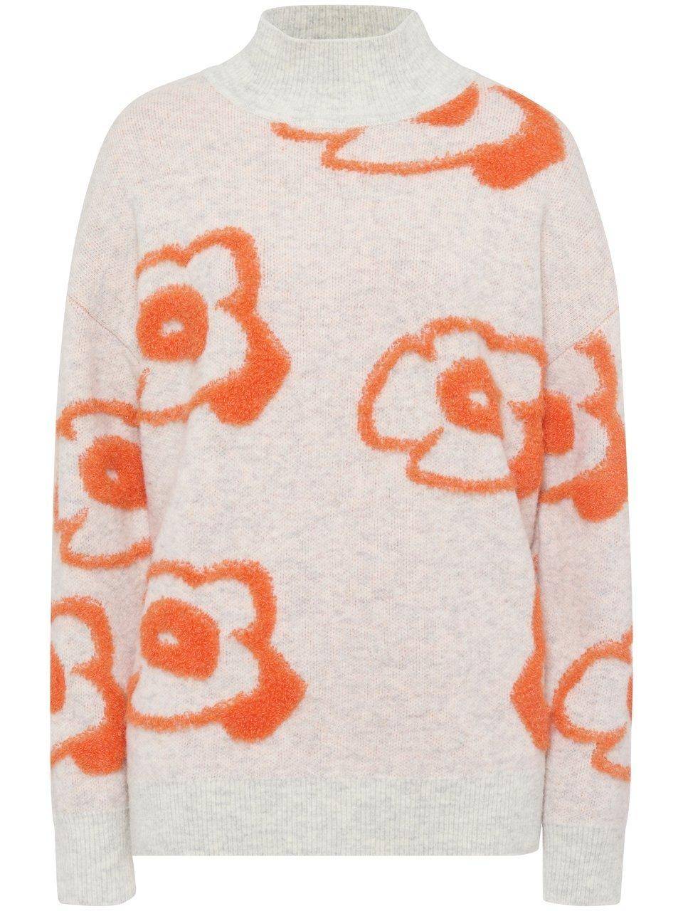 Peter Hahn Pullover mit geripptem Stehkragen Großer Ausverkauf
