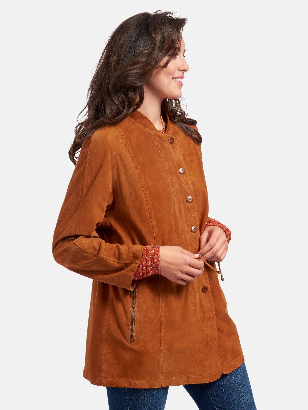 Emilia Lay Lederparka im Angebot