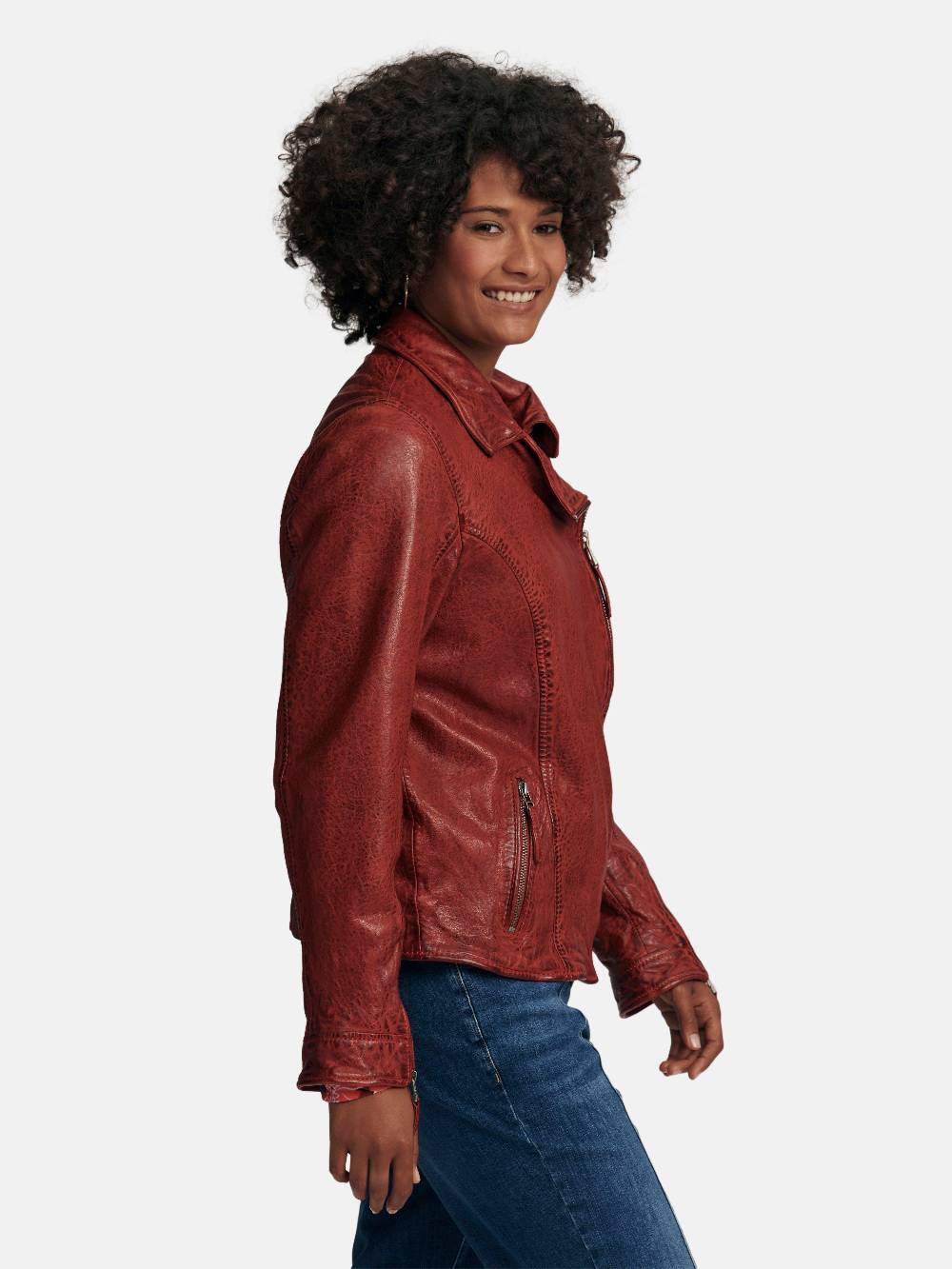 Emilia Lay Lederjacke Fabrikverkauf