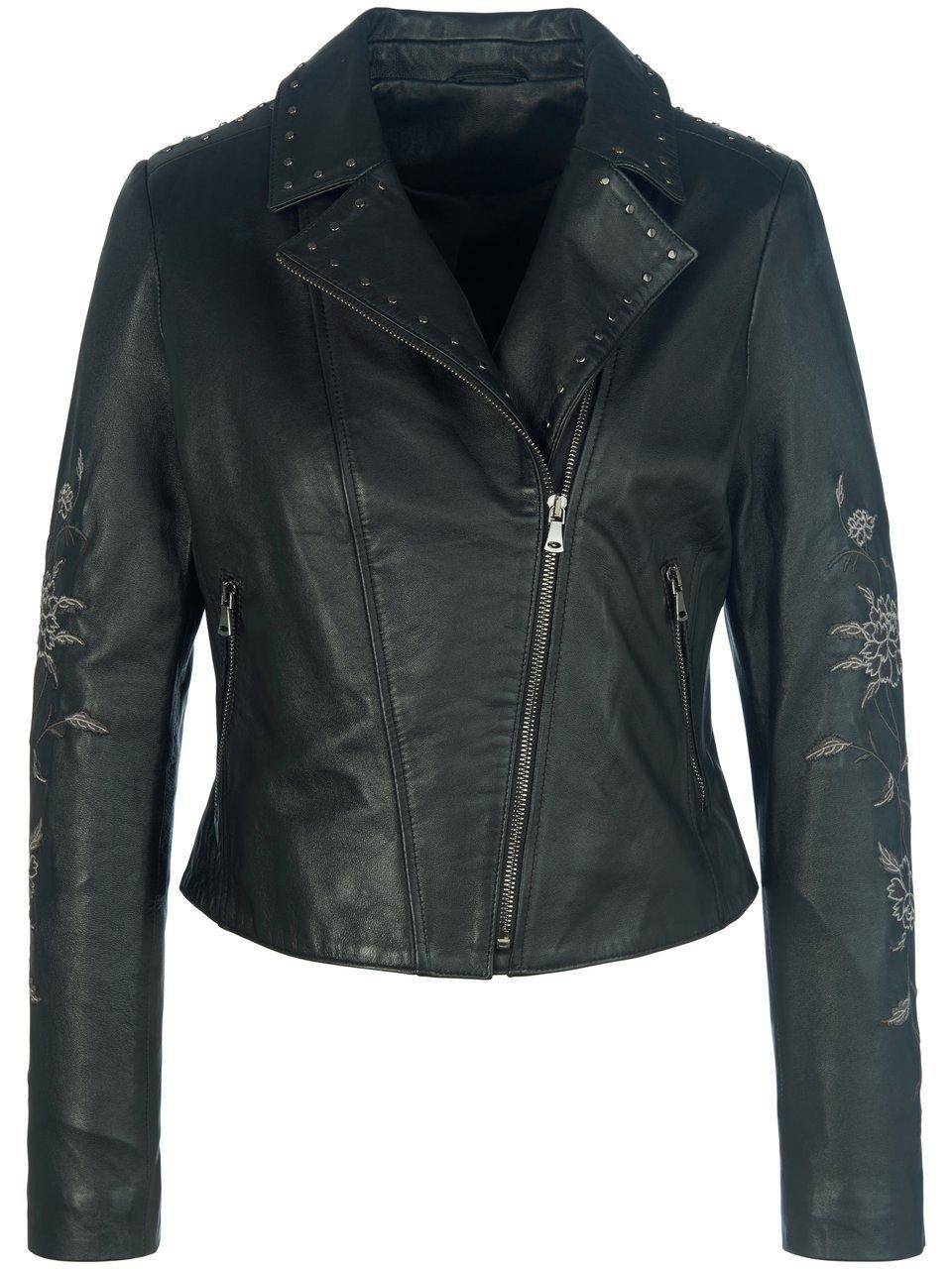 Andjel Lederjacke im Bikerstil Kostenloser Versand