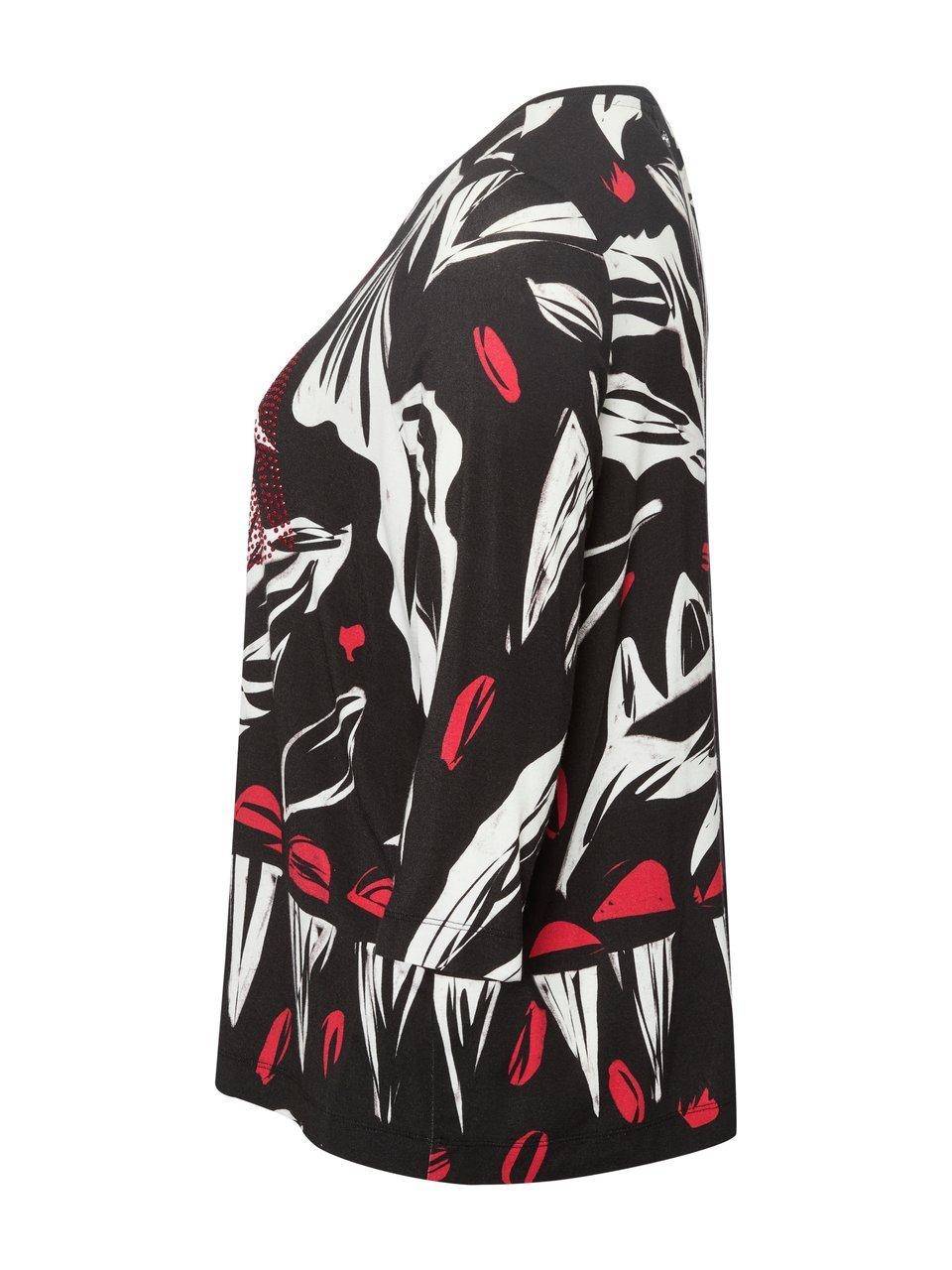 frapp Rundhals-Shirt mit 3/4-Arm 50% Rabatt für begrenzte Zeit