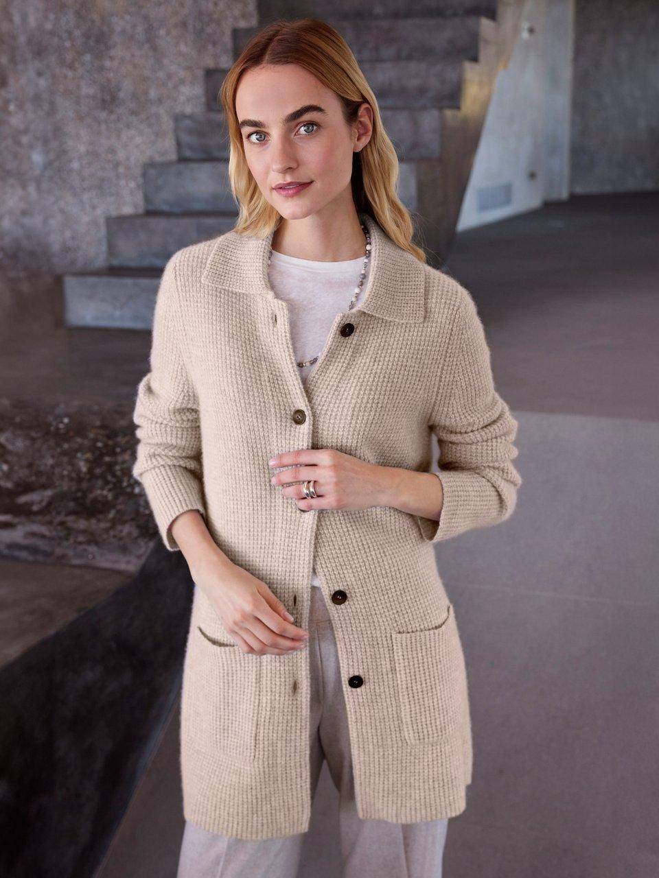 include Long-Strickjacke Bis zu 50% Rabatt