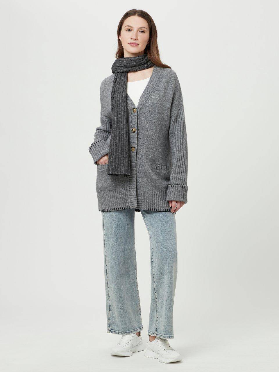 include Long-Strickjacke Vierteljährliche Förderung