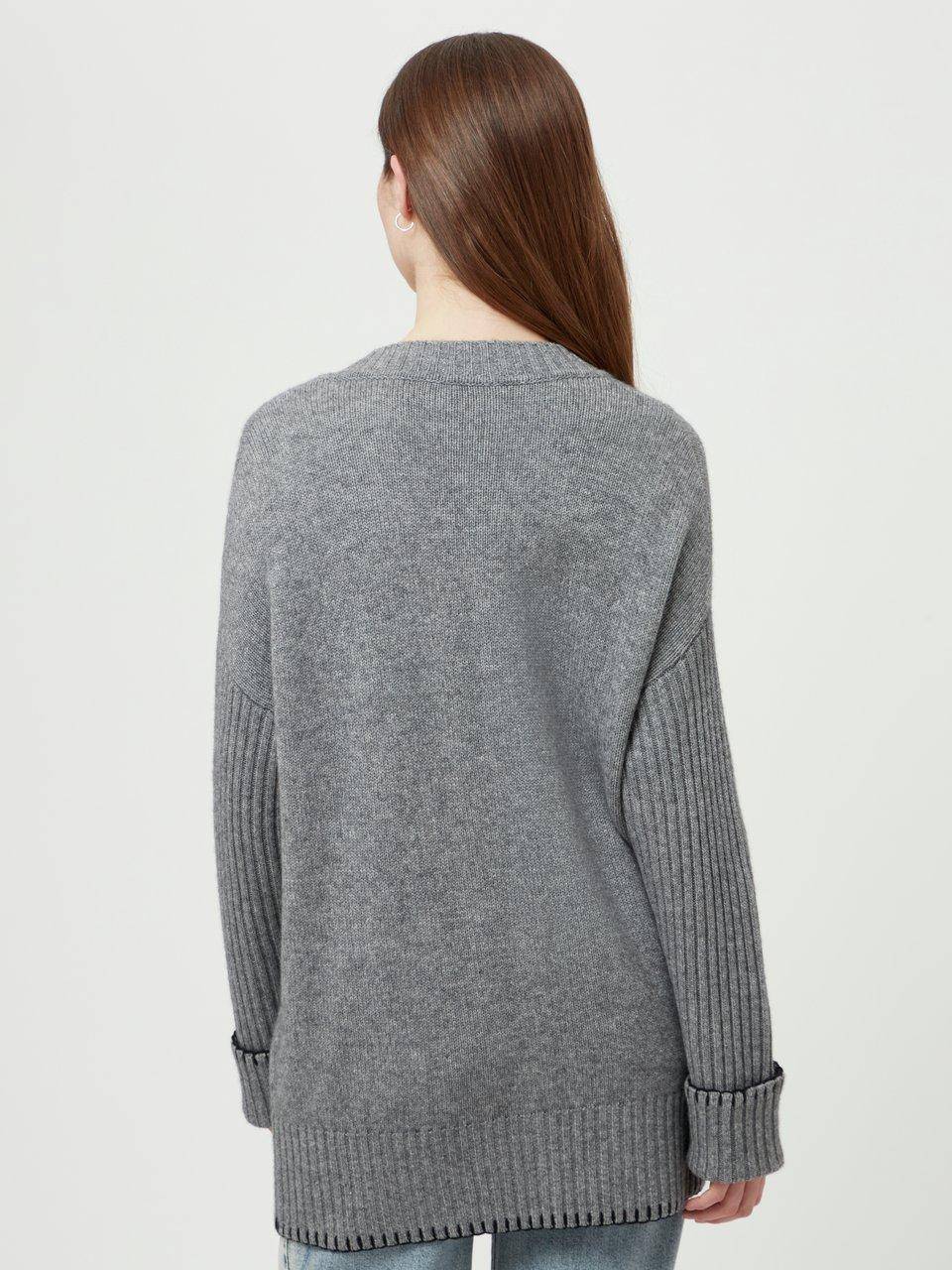 include Long-Strickjacke Vierteljährliche Förderung