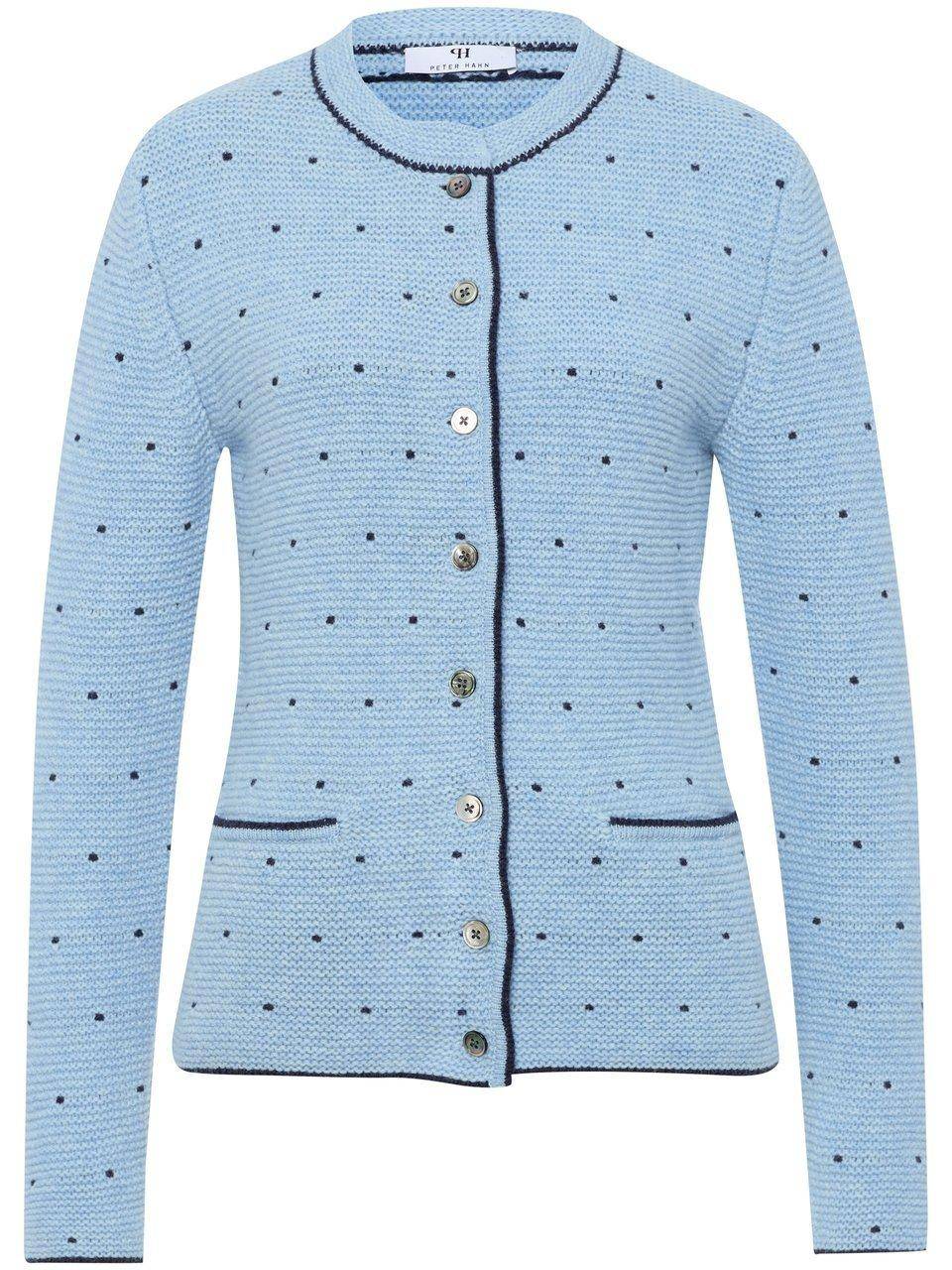 Peter Hahn Strickjacke mit Rundhals-Ausschnitt Clearance-Verkauf
