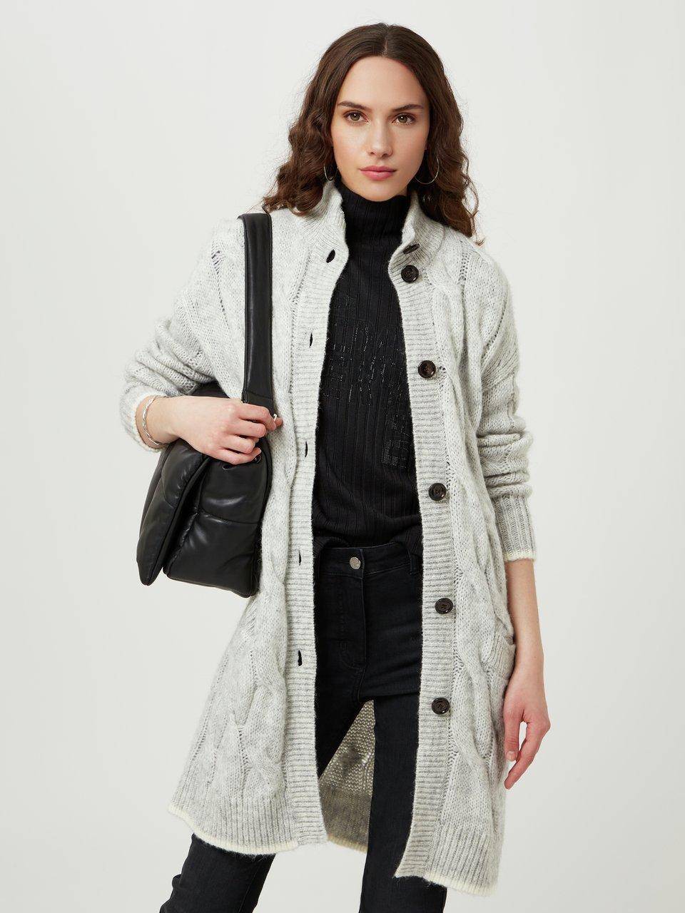 BASLER Long-Strick-Cardigan Auslauf