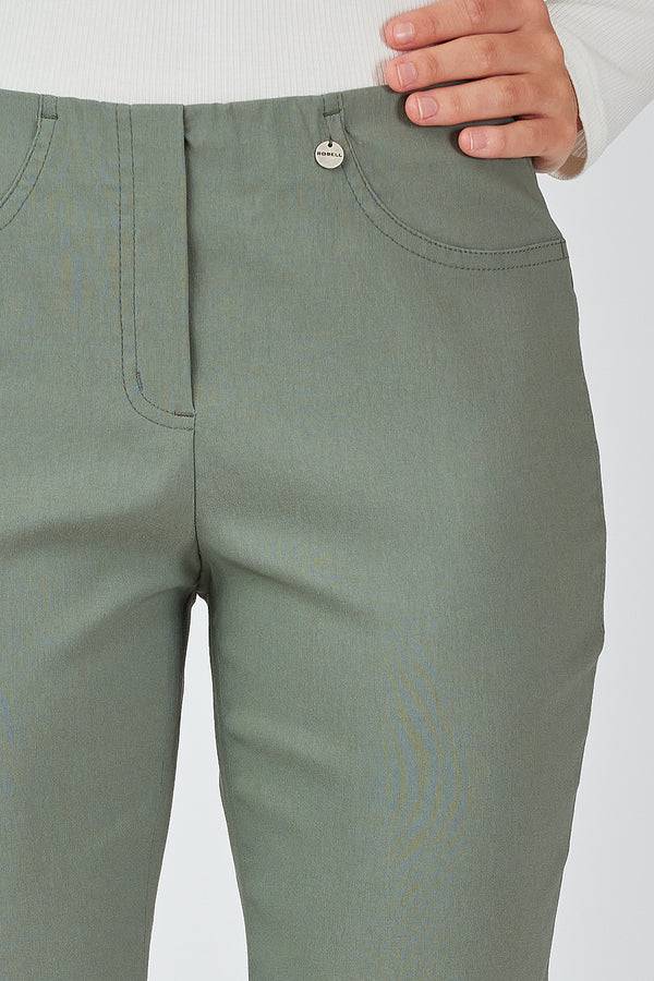 Robbe & Berking ROBELL BELLA 09 HOSEN EFEUGRÜN Nur noch ein Tag übrig