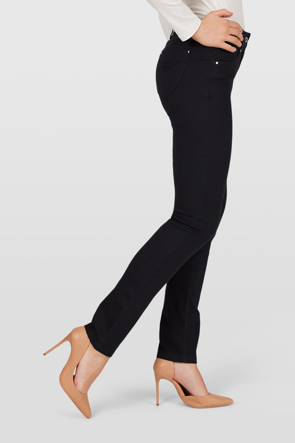 Robbe & Berking ROBELL ELENA JEANS SCHWARZ Flash Sale