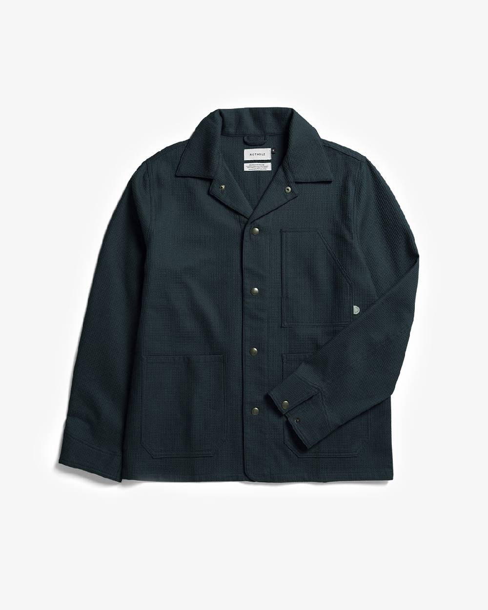 Rotholz Leichte Jacke Waffle Cotton - Blau Clearance-Verkauf