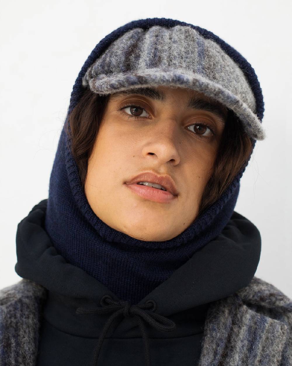 Rotholz Gestrickte Balaklava - Blau Black Friday Preise