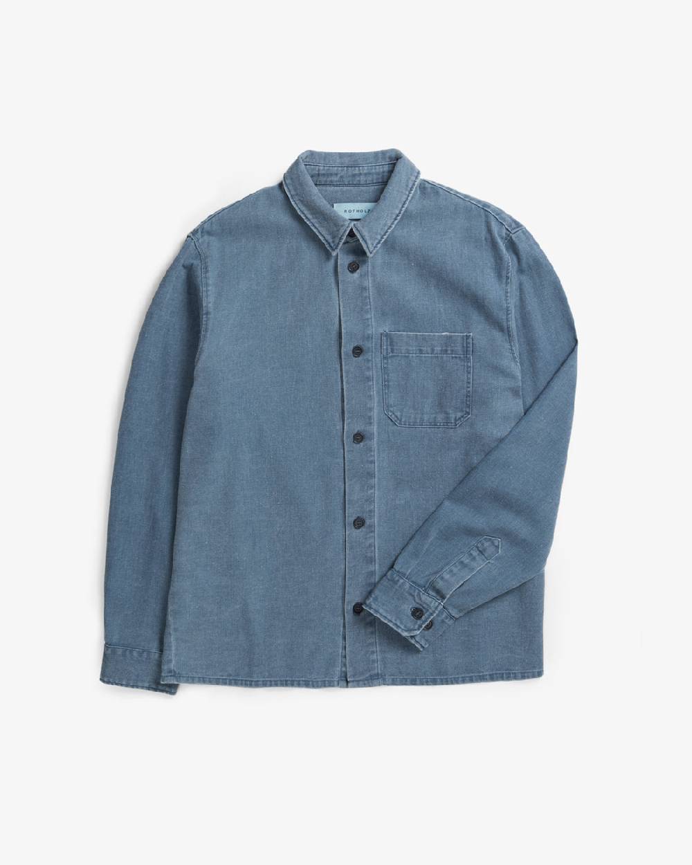 Rotholz Denim Hemd Recycelte Baumwolle - Blau Rabatte dieses Monats