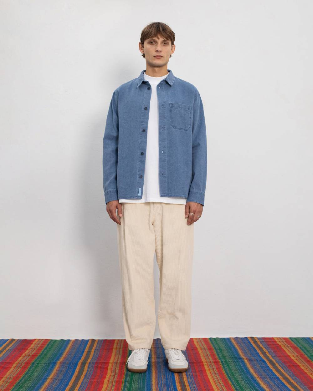 Rotholz Denim Hemd Recycelte Baumwolle - Blau Rabatte dieses Monats