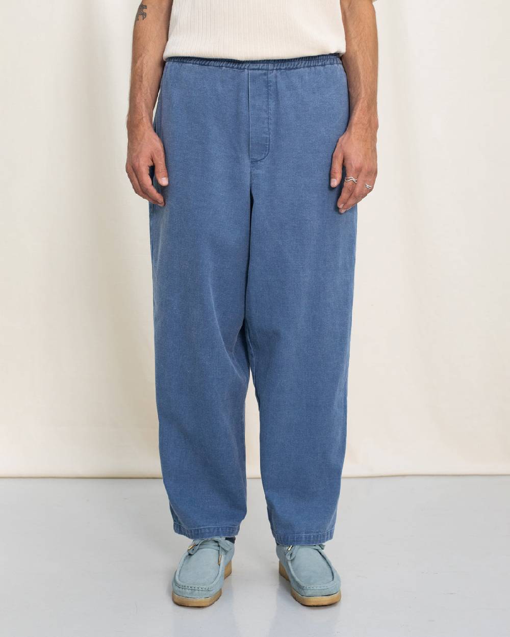 Rotholz Denim Hose Recycelte Baumwolle - Blau Kostenloser Versand