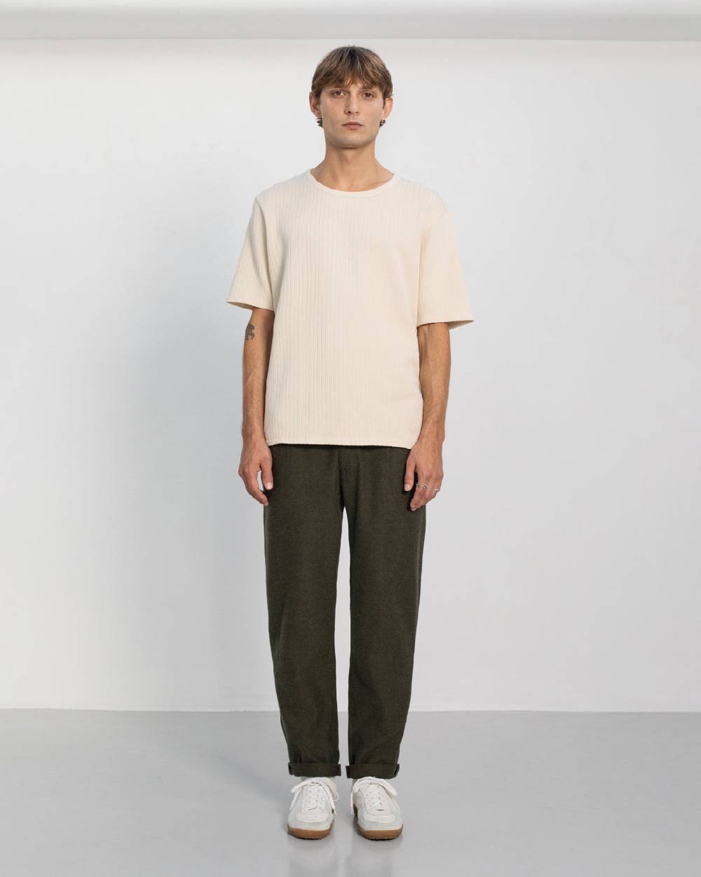 Rotholz Everyday Flanell Hose Bio Baumwolle - Grün Fabrikpreis