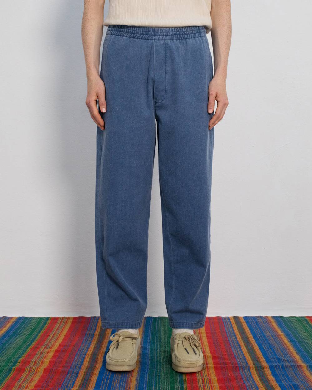 Rotholz Denim Hose Recycelte Baumwolle - Blau Lagerräumung