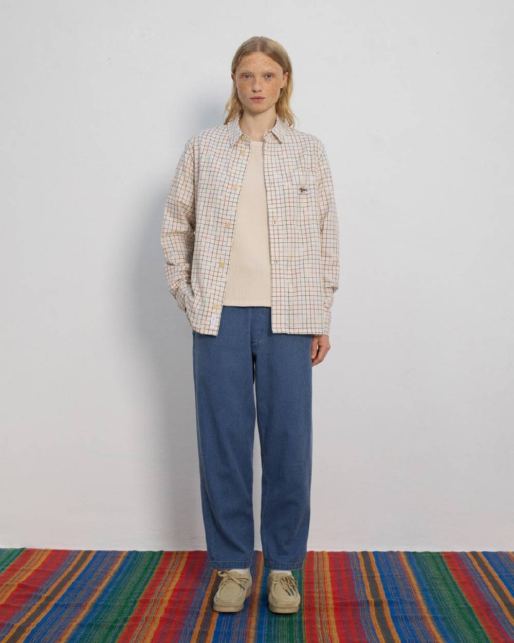 Rotholz Denim Hose Recycelte Baumwolle - Blau Lagerräumung