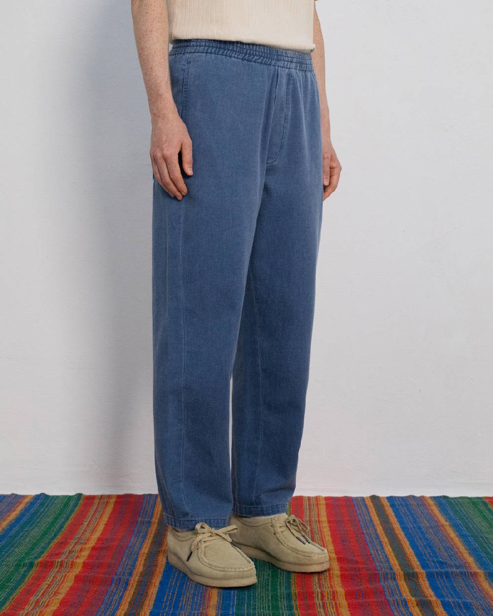 Rotholz Denim Hose Recycelte Baumwolle - Blau Lagerräumung