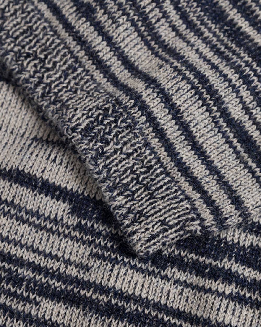 Rotholz Gestrickte Balaklava - Blau Gestreift Große Rabatte