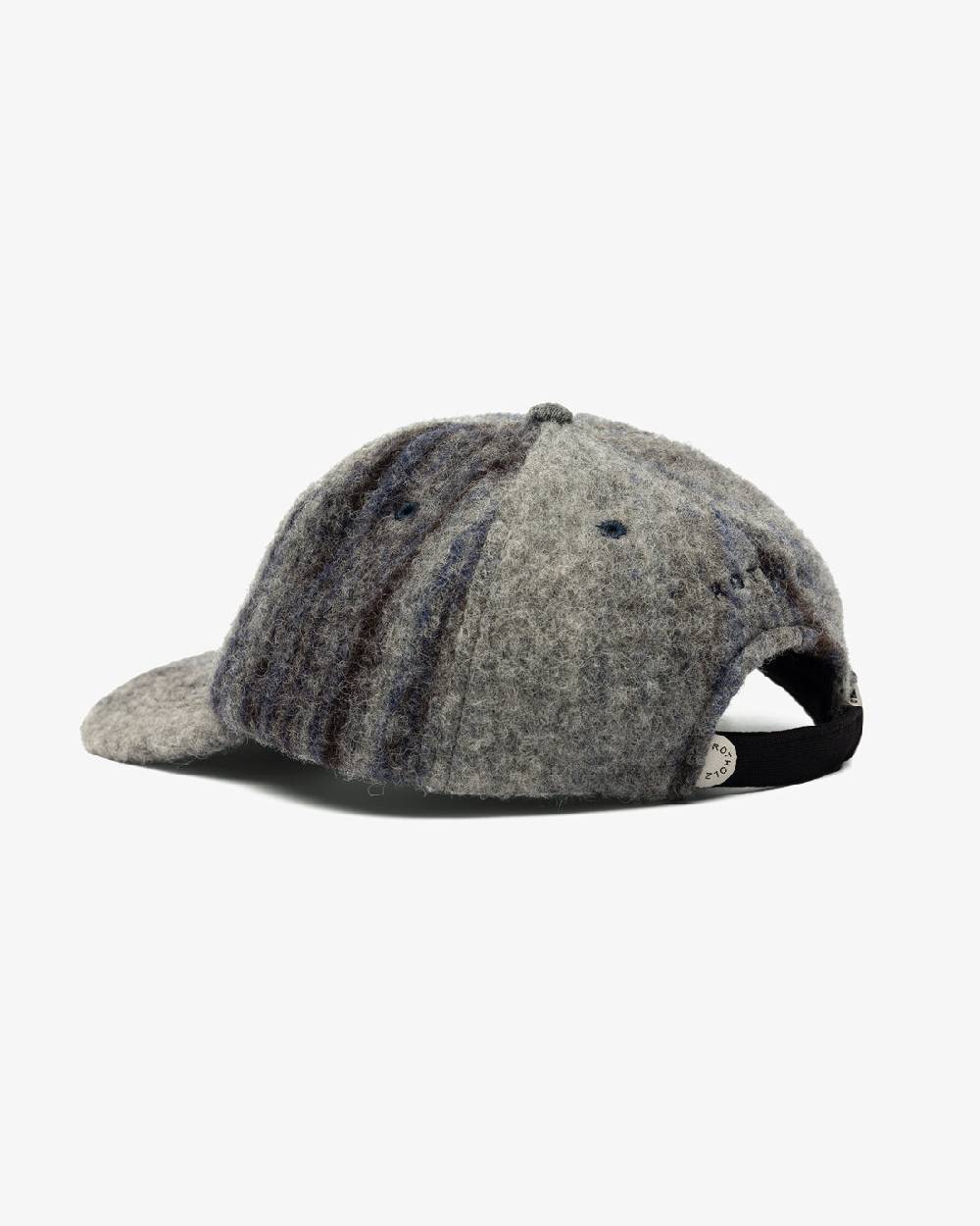 Rotholz Floppy Cap Bio-Wolle - Grau Gestreift Saisonale Angebote