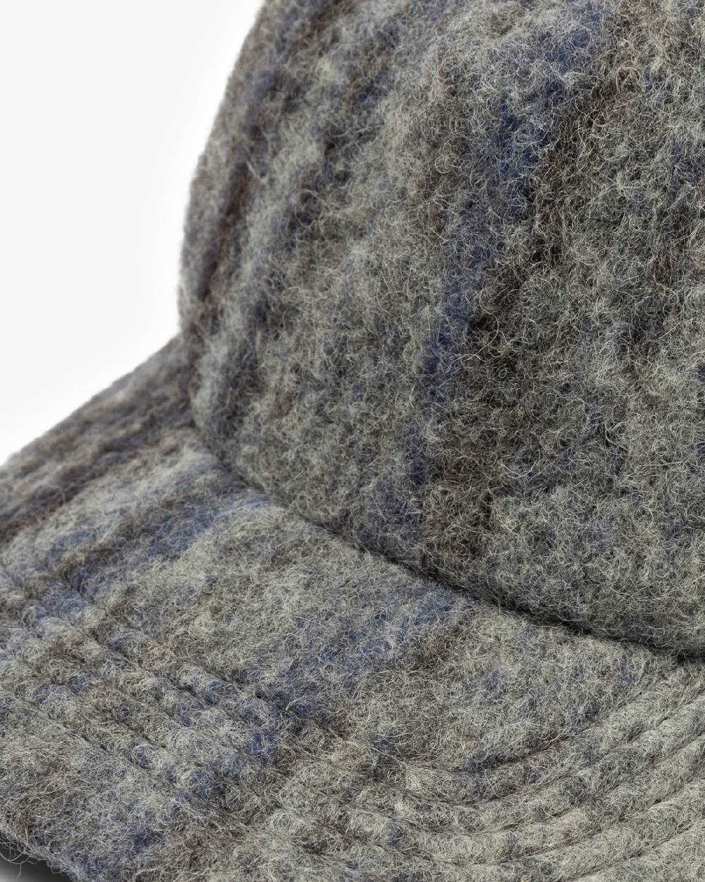 Rotholz Floppy Cap Bio-Wolle - Grau Gestreift Saisonale Angebote