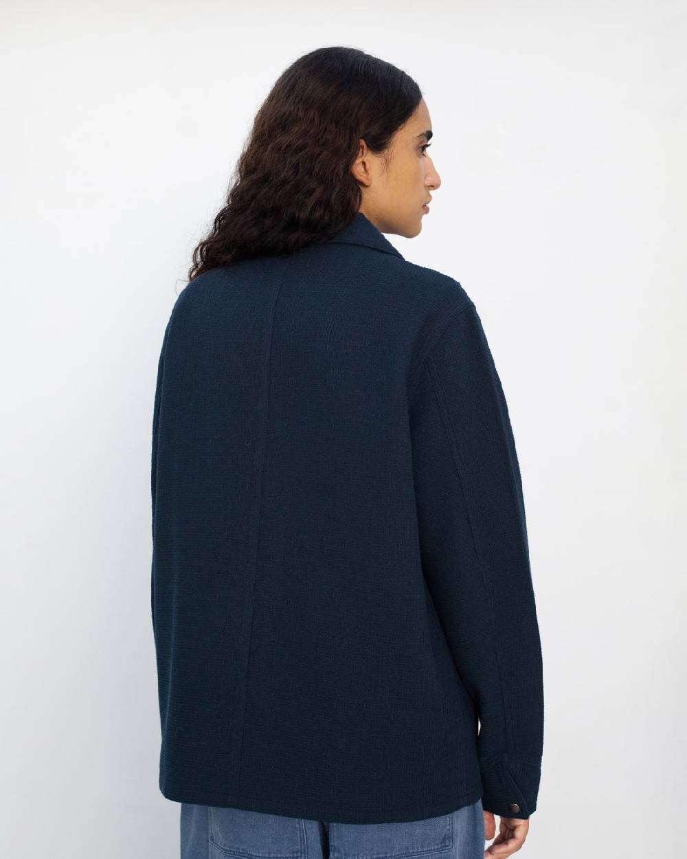 Rotholz Leichte Jacke Waffle Cotton - Blau Sonderangebote