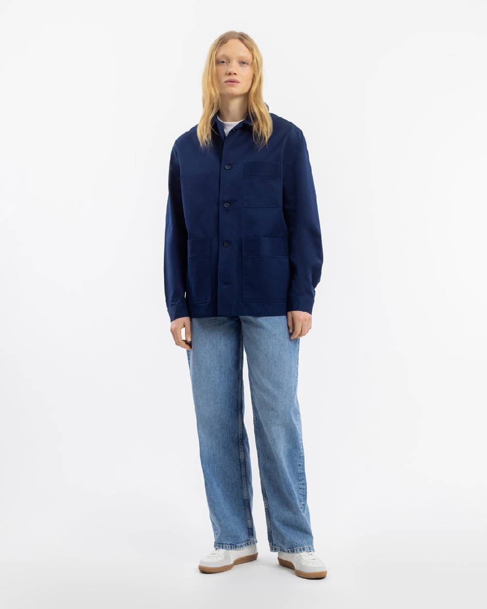 Rotholz Workwear Jacke Bio Twill - Blau JETZT KAUFEN