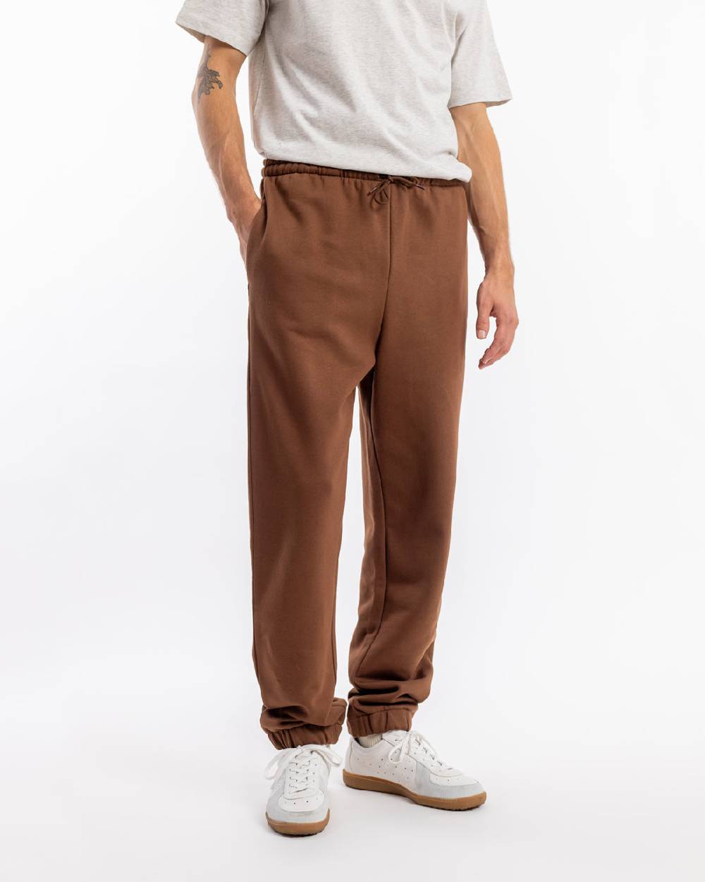 Rotholz Logo Sweatpants Bio Baumwolle - Braun Meist gekauft