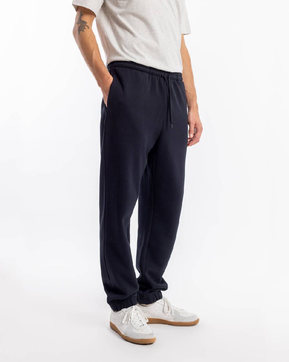 Rotholz Logo Sweatpants Bio Baumwolle - Schwarz Blitzverkäufe