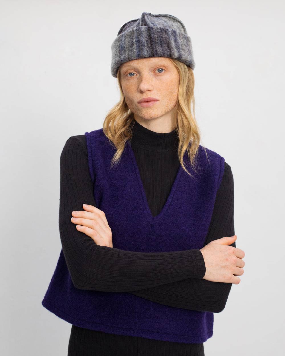 Rotholz Weste Bio Wollmischung - Lila Online Outlet