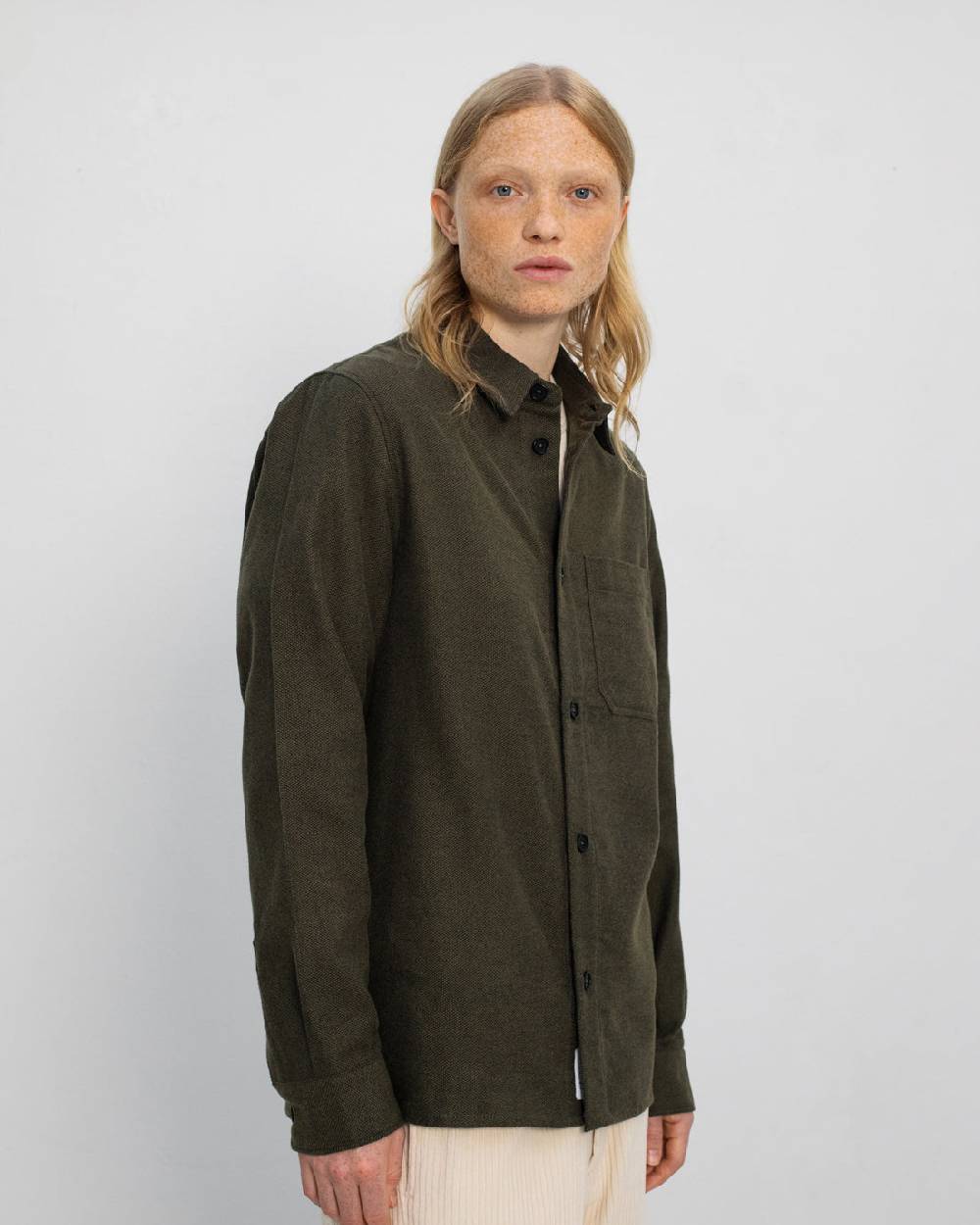 Rotholz Flannel Hemd Bio Baumwolle - Grün Bestseller