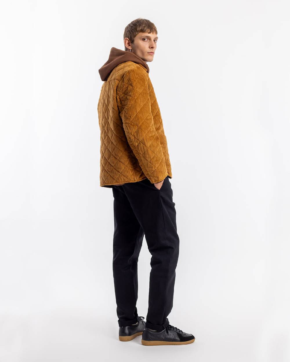 Rotholz Gesteppte Cord Jacke - Toffee Zeitbegrenzte Promotion
